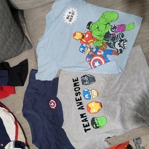 3 5T Marvel Superhero Shirts